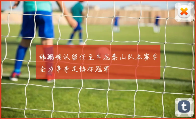 韩鹏确认留任至年底泰山队本赛季全力争夺足协杯冠军